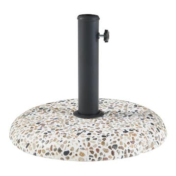 Parasolvoet Bitritto parasolhouder beton rond Ø45x6 cm steen, Verzenden, Nieuw