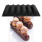 Martellato Siliconen Vorm Eclair 130x30mm (6) 29x17cm, Verzenden, Nieuw
