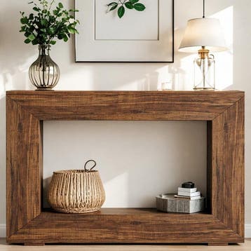 Tribesigns Consoletafel, 120 x 30 x 83,5 cm, bijzettafel, ga, Verzenden, Zo goed als nieuw