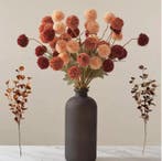 Kunst Pompon Chrysanten Tak Faux Zijde Mini Bloemen Decorati, Verzenden, Nieuw