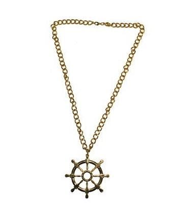 Matrozen ketting met scheepsroer - Sieraden, Hobby en Vrije tijd, Feestartikelen, Ophalen of Verzenden