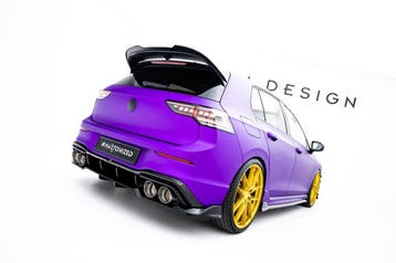 Central Rear Splitter V.1 voor Volkswagen Golf 8 R / 8.5 R, Ophalen of Verzenden