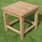 Julia bijzettafel 50x50xH50 cm teak, Tuin en Terras, Ophalen of Verzenden, Nieuw, Teakhout