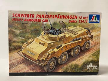 Schwerer Panzerspähwagen SdKfz 234/1 incl. upgrade sets, Verzenden, Nieuw