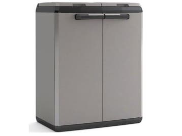 Veiling - Keter Split Basic Recycling Vuilnisbak voor buiten, Gebruikt