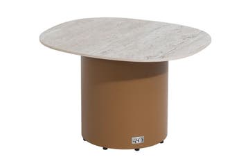 4SO Salontafel Sofie Keramiek 50x60 cm. - Amber, Verzenden, Nieuw, Rond, Overige materialen