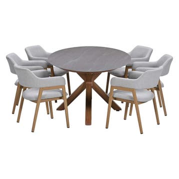 Garden Impressions Alexia tuinset 7-delig - Scot tuintafel, Verzenden, Nieuw