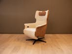 Relax fauteuil Estefano showroommodel, hoge korting, Verzenden, Minder dan 75 cm, Leer, Nieuw