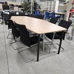 Zeer nette 2-delige vergadertafel - 294x82/137 cm, Ophalen of Verzenden, Nieuw in verpakking
