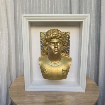 Ldm. - Figuur - Maradona Golden Bust – Opera Unica By Ldm -, Nieuw