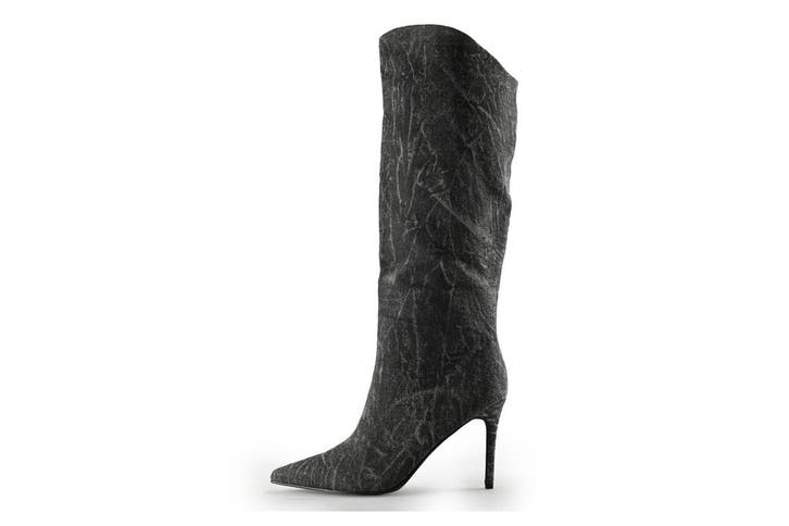 Sacha Laarzen in maat 42 Grijs, Kleding | Dames, Schoenen, Grijs, Zo goed als nieuw, Hoge laarzen, Verzenden
