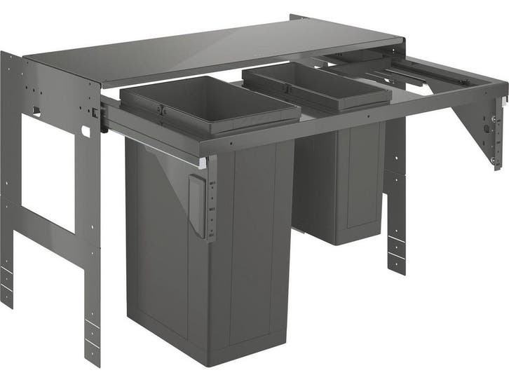 GROHE Inbouw prullenbak - 2 afvalbakken (1x29L en 1x11L) -, Huis en Inrichting, Woonaccessoires | Prullenbakken, Nieuw, Verzenden