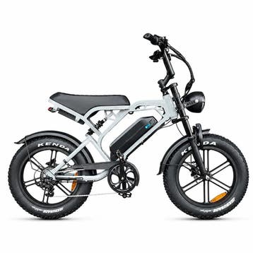 V20 Pro Zilver – Elektrische Fatbike | Krachtige E-bike, Fietsen en Brommers, Ophalen of Verzenden, Nieuw
