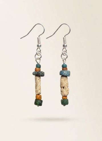 Oud-Egyptisch Egyptische rekeningen Oorbellen - Egyptische, Sieraden, Tassen en Uiterlijk