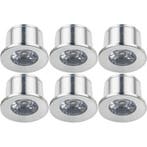 Voordeelpak LED Veranda Spot Verlichting 6 Pack - Velvalux -, Metaal of Aluminium, Nieuw, Ophalen of Verzenden, Led