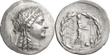 Tetradrachme 160/143 v Chr Aiolis Myrina, Verzenden
