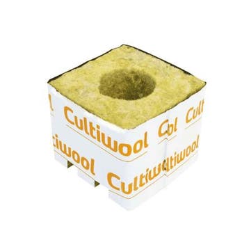 Cultiwool Startblok, groot gat, 38 mm (per stuk), Ophalen of Verzenden