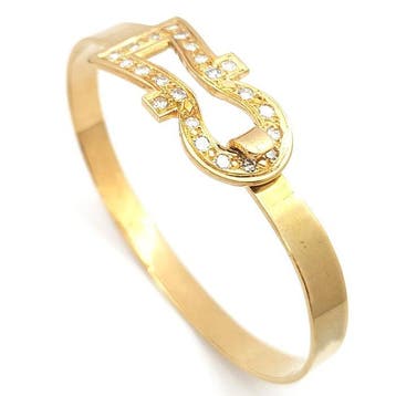 Armband - 18 karaat Geel goud - 0.66ct. tw. Diamant, Sieraden, Tassen en Uiterlijk, Nieuw