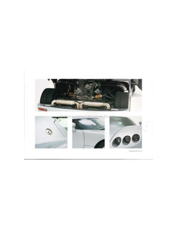 2004 KOENIGSEGG CC / CC8S PORTFOLIO BROCHURE ENGELS, Nieuw, Author