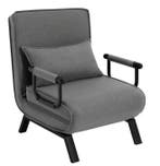 Nieuw: 3-in-1 Stoel, lounge en slaapbank in meerdere kleuren, Verzenden, Nieuw, Eén, Stof