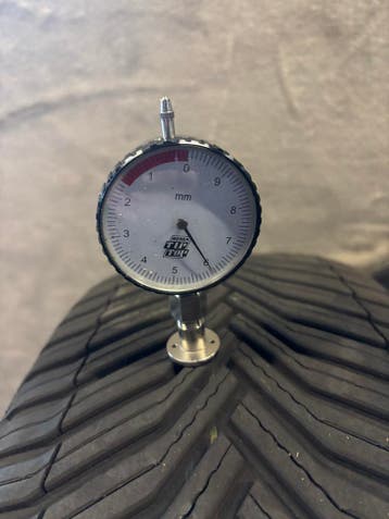 2x Michelin CrossClimate 2 235/55 R18 All Season 6mm, Ophalen, 18 inch, Gebruikt, 235 mm