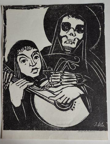 Josef Scheuplein (1916–1998) - Der Tod und der Musiker