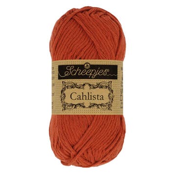 Scheepjes Cahlista 50g - 388 Rust - Haakgaren / Breigaren, Ophalen of Verzenden, Nieuw, Breien of Haken, Wol of Garen