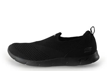 Skechers Instappers in maat 37 Zwart, Kleding | Dames, Skechers, Verzenden, Zo goed als nieuw, Instappers