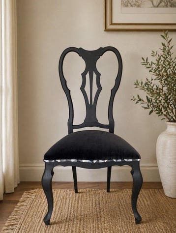 Fauteuil en cabriolet - Hout - Vintage gestoffeerde stoel, Antiek en Kunst