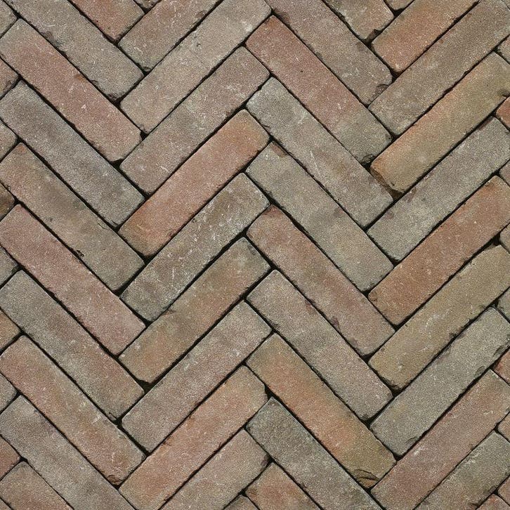 WF80 Novoton bruin/rood getrommeld, Tuin en Terras, Tegels en Klinkers, Ophalen of Verzenden