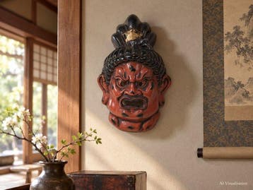 Shukongojin-beschermingsmasker na het Todai-ji Hokkedo-beeld