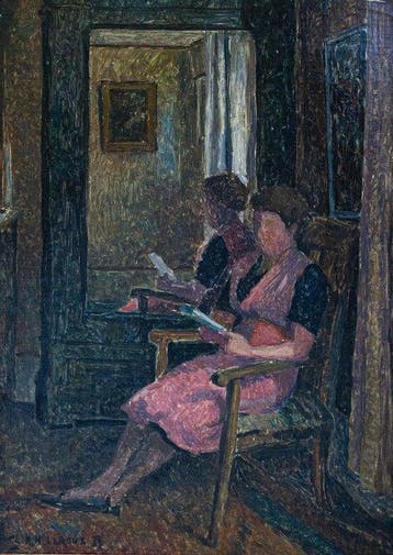 Henri Le Roux (1872-1942) - La liseuse