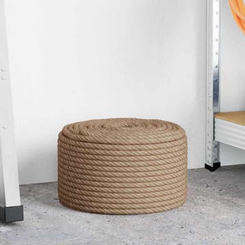 vidaXL Touw 100% jute 10 mm 100 m, Doe-het-zelf en Verbouw, Verzenden, Nieuw