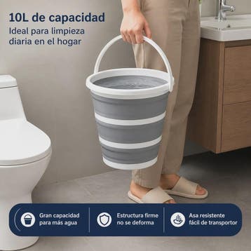 Opvouwbare Emmer 10L - Draagbaar, Multifunctioneel voor Auto, Huis en Inrichting, Emmers, Verzenden, Nieuw