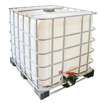 IBC Container B-keus Gebruikt 1000 liter - Stalen Onderstel, Verzenden