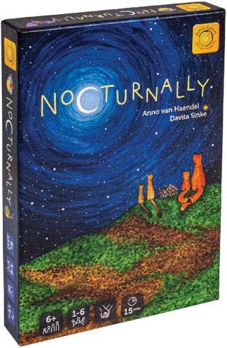 Nocturnally - Bordspel | Sunny Games - Gezelschapsspellen, Hobby en Vrije tijd, Verzenden, Nieuw