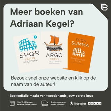ARGO Grieks hulpboek 2 onderbouw / 1e editie (2016), Verzenden, Zo goed als nieuw, Adriaan Kegel