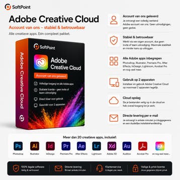 *Adobe Creative Cloud - MET FACTUUR Vooringesteld account |, Nieuw, MacOS