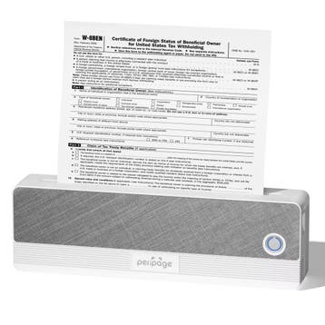 PeriPage P81 - Draagbare Bluetooth Printer - Grijs - Ther..., Ophalen of Verzenden, Nieuw in verpakking