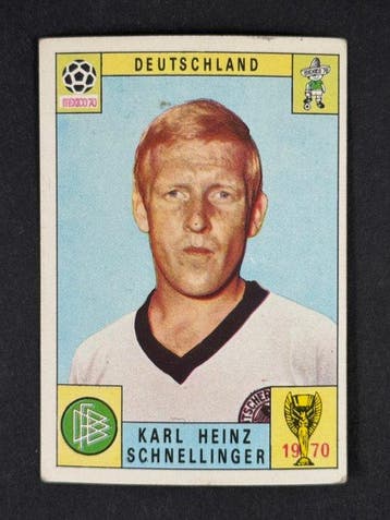 1970 Panini Mexico 70 World Cup, - Germany: Karl Heinz, Nieuw