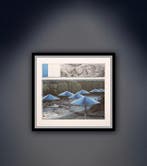 Christo - “The Umbrellas (blue) - Japan/USA 1991”. Op zwaar