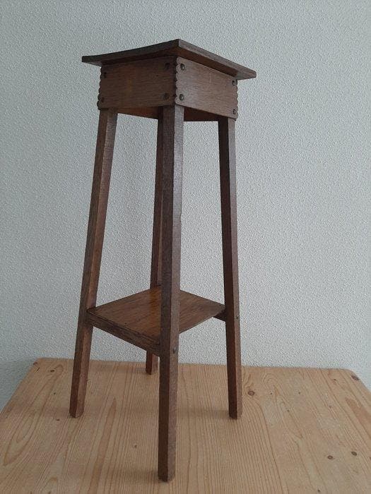 Plantentafel - Hout - Amsterdamse school, Antiek en Kunst, Curiosa en Brocante