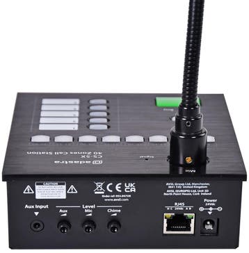 Adastra CS-5X Oproepstation Voor RX45 Audiomatrix Met, Verzenden, Nieuw, Overige merken