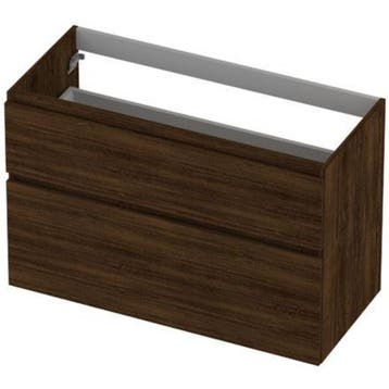 INK - Onderkast 2 Laden Greeploos Hout Decor met Houten, Ophalen of Verzenden, Nieuw
