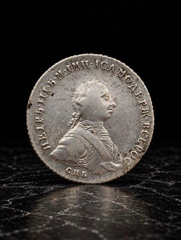 Rusland. Peter III. 1 Rouble 1762