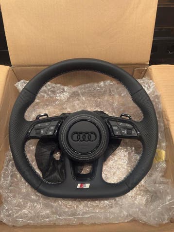 Audi A3-A4-A5-A6-A7-A8 Geperforeerd Leder Sportstuur, Ophalen of Verzenden, Nieuw, Audi