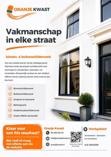 Schilder Amsterdam | Snel een prijsindicatie online, Diensten en Vakmensen, Schilders en Behangers, Kleuradvies, Binnenschilderwerk