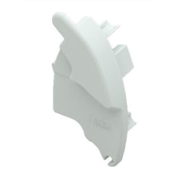 Fiamma Eindkap Lead Rail Links Polar White F65L 400-490 018, Ophalen of Verzenden, Nieuw, Fiamma
