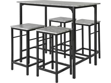 SoBuy OGT11-HG - Bartafelset - 1 bartafel + 4 krukken -, Verzenden, Nieuw