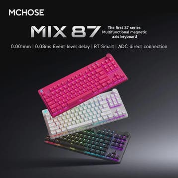 MCHOSE MIX87 Magnetische Switch Gaming Toetsenbord - 8K Poll, Verzenden, Nieuw
